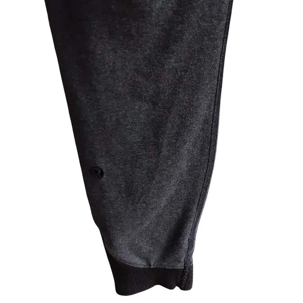 Lululemon Refine Crop Leggings Size 4 Colorblock Stretch Cotton Pants Gym Run